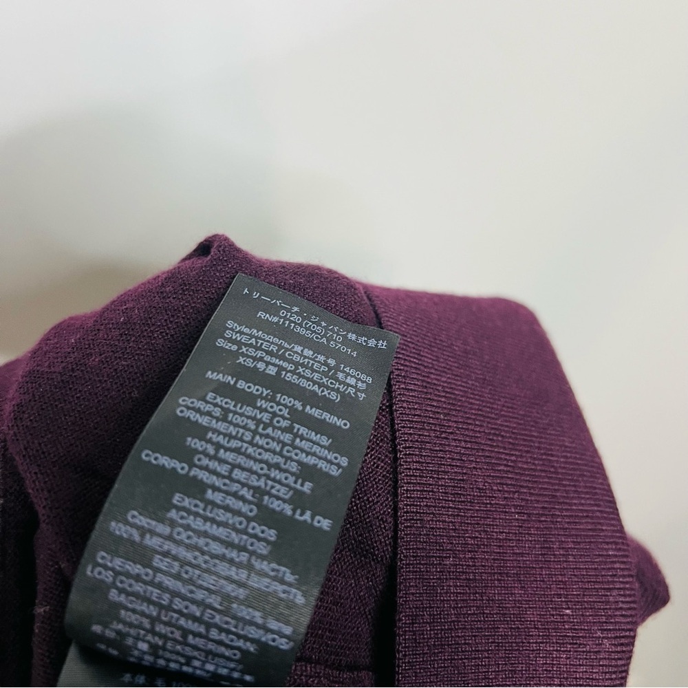 Tory Burch knit collar polo top size xsmall - Picture 6 of 8